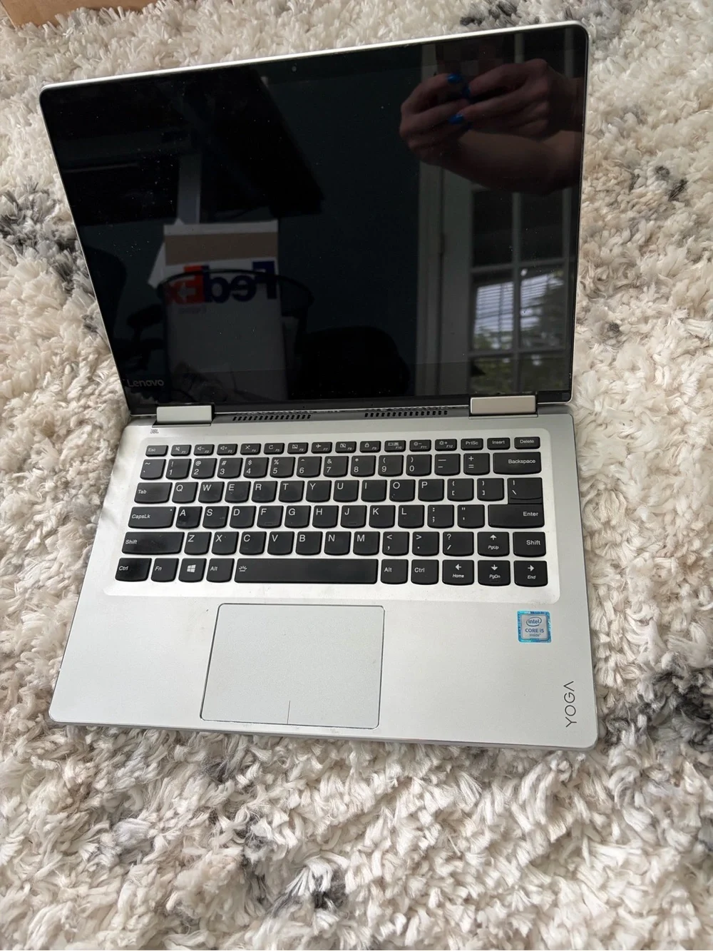 Lenovo Yoga Silver Convertible Laptop